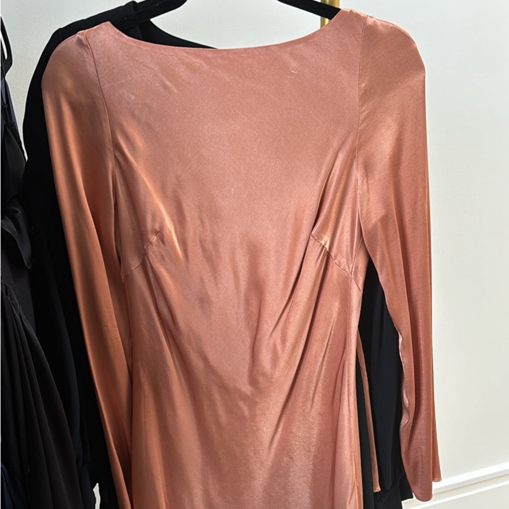 Shona joy peach dress